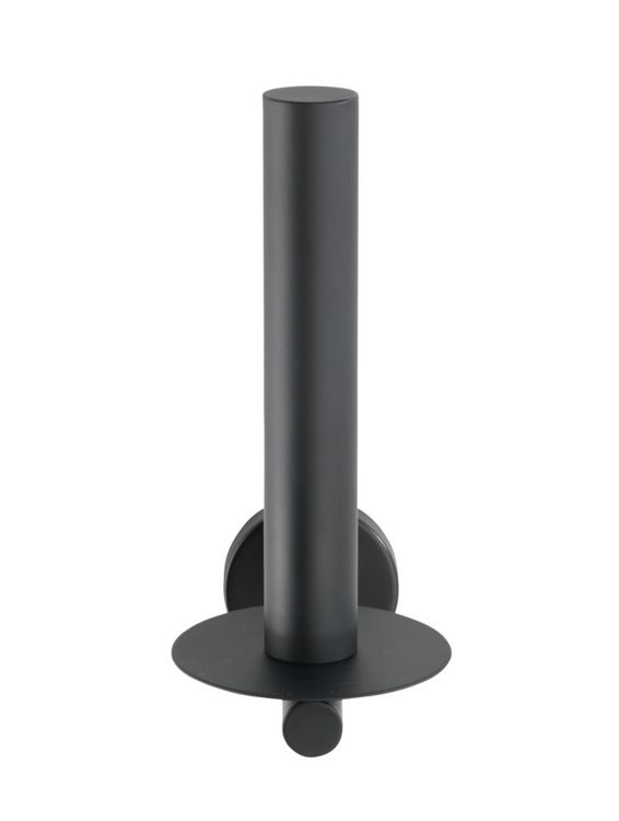 Produktbild: Toilettenpapier-Ersatzrollenhalter Mod. Bosio Black, rostfrei