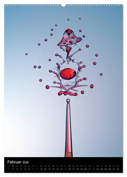 Produktbild: Experimentelle Fotografie Liquid Art (Wandkalender 2026 DIN A2 hoch), CALVENDO Monatskalender