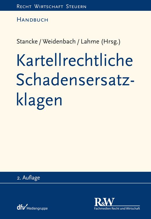 Bild vom Artikel Kartellrechtliche Schadensersatzklagen vom Autor Fabian Stancke
