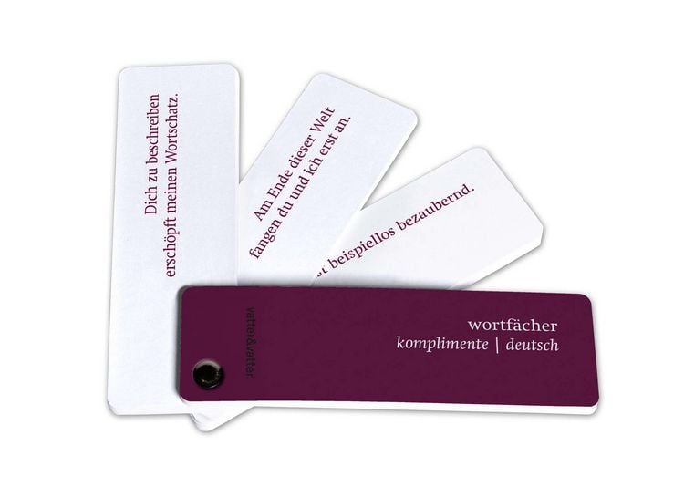 Produktbild: Wortf&auml;cher komplimente deutsch