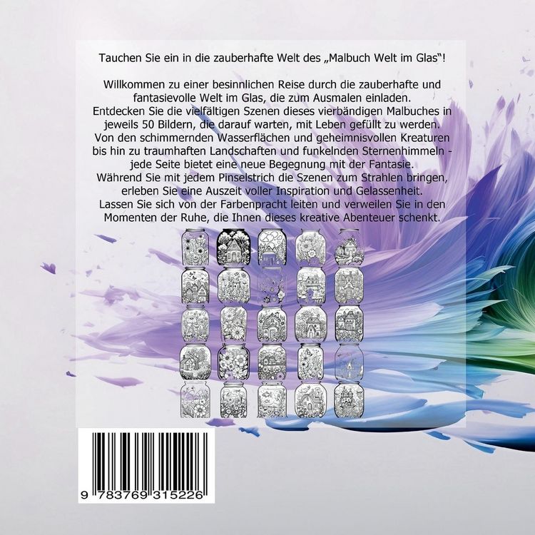 Produktbild: Malbuch Welt im Glas Band 4