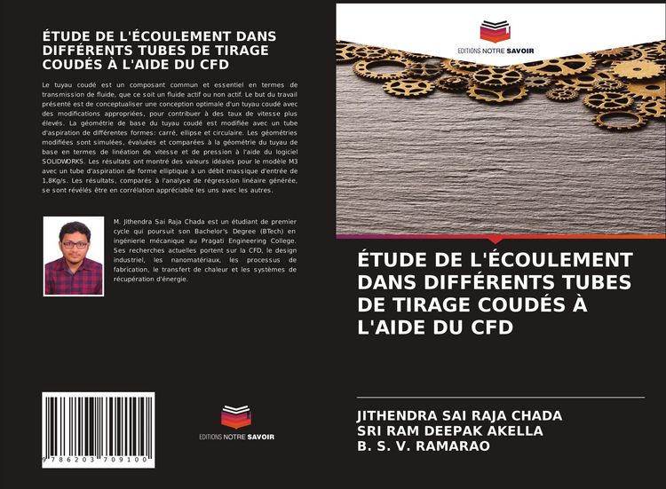 Produktbild: &Eacute;tude De L'&eacute;coulement Dans Diff&eacute;rents Tubes De Tirage Coud&eacute;s &Agrave; L'aide Du Cfd