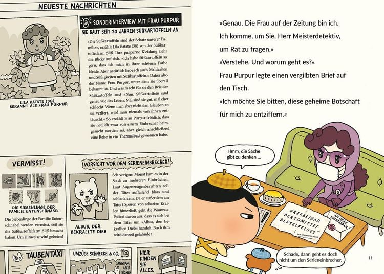 Produktbild: Detektiv Parzival Po (1) - Das Geheimnis der Frau Purpur