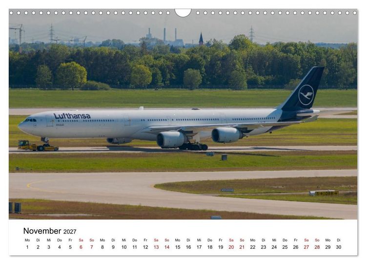 Produktbild: Airbus A340 Der fliegende Bleistift (Wandkalender 2027 DIN A3 quer), CALVENDO Monatskalender