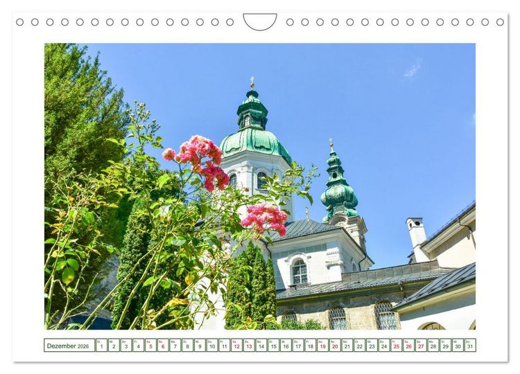 Produktbild: Salzburg - Die romantische Mozartstadt (Wandkalender 2026 DIN A4 quer), CALVENDO Monatskalender