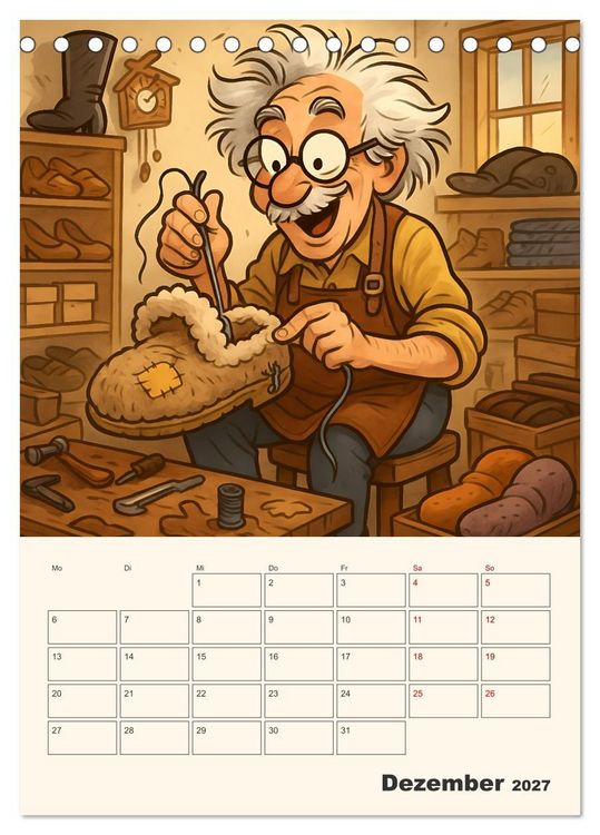 Produktbild: Berufe mal anders &ndash; Ein Jahr voller Job-Klischees (Tischkalender 2027 DIN A5 hoch), CALVENDO Monatskalender