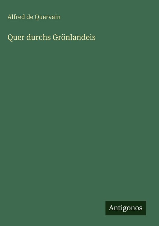 Produktbild: Quer durchs Gr&ouml;nlandeis