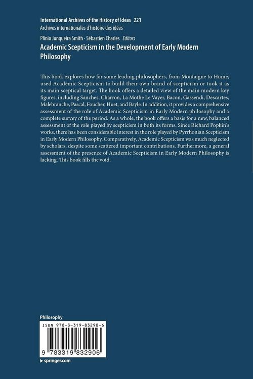 Produktbild: Academic Scepticism in the Development of Early Modern Philosophy