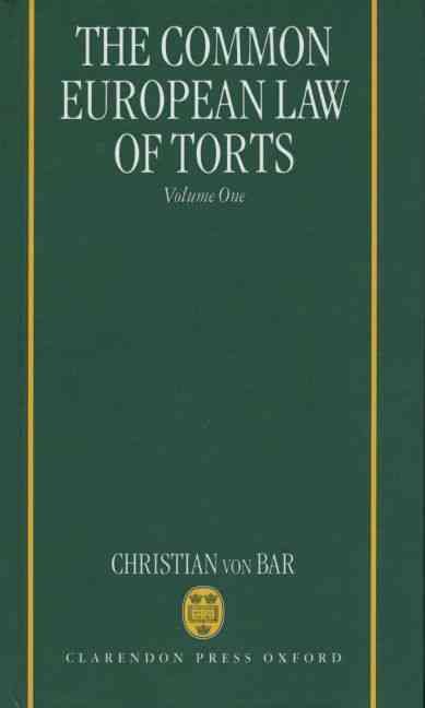 Produktbild: The Common European Law of Torts: Volume One