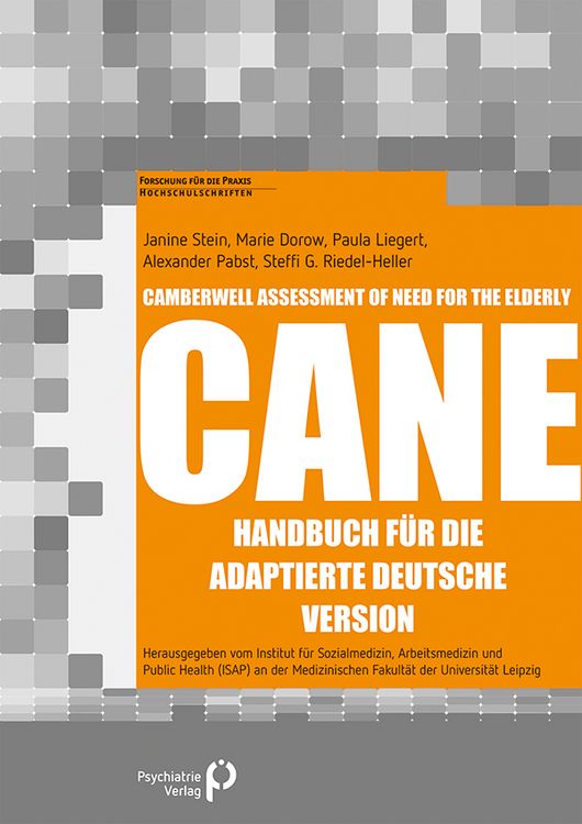 Produktbild: Camberwell Assessment of Need for the Elderly &ndash; CANE
