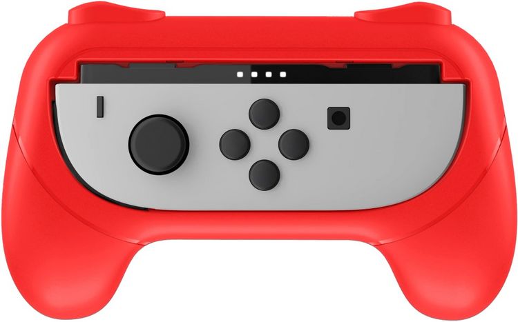 Produktbild: Joy-Con Grip Duo Pack - red/blue [NSW2]