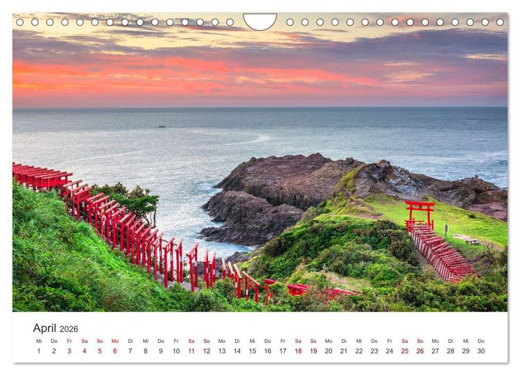 Produktbild: Japan - Im Land der aufgehenden Sonne. (Wandkalender 2026 DIN A4 quer), CALVENDO Monatskalender