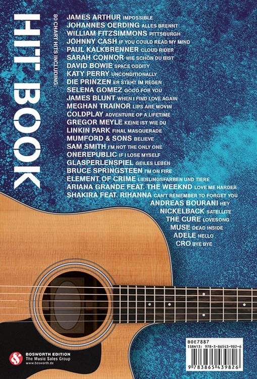 Produktbild: Hitbook Update- 80 Charthits f&uuml;r Gitarre