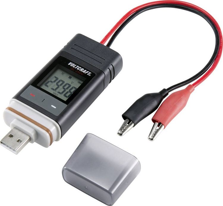 Produktbild: VOLTCRAFT VC-11015505 DL-250V Spannungs-Datenlogger Messgr&ouml;&szlig;e Spannung 0.01 bis 30 V PDF Funktion