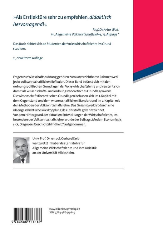 Produktbild: Einf&uuml;hrung in die Volkswirtschaftslehre