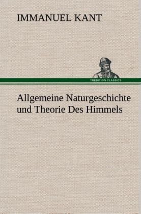 Produktbild: Allgemeine Naturgeschichte und Theorie Des Himmels