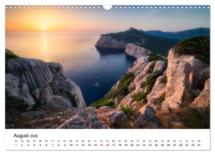 Produktbild: Im Rhythmus der Wellen - Ein Jahr am Meer (Wandkalender 2026 DIN A3 quer), CALVENDO Monatskalender