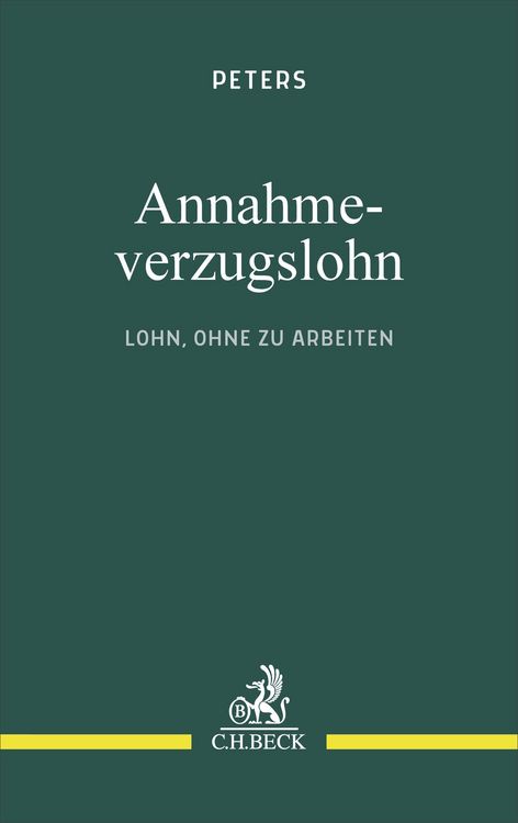 Produktbild: Annahmeverzugslohn
