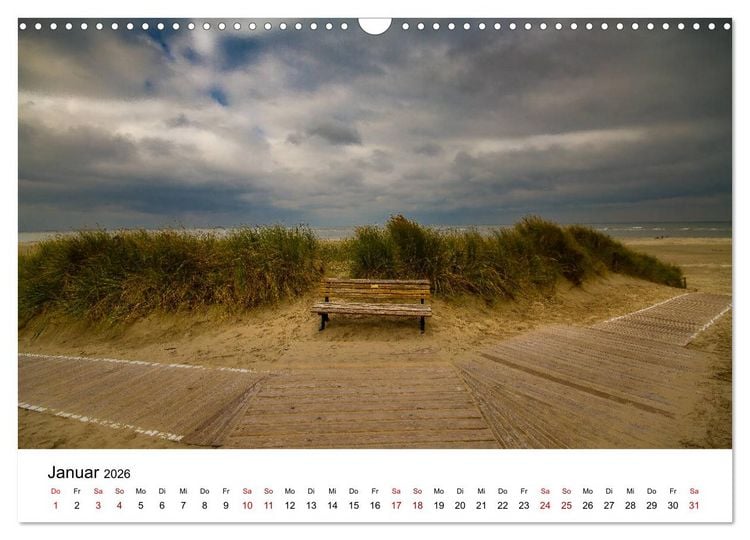 Produktbild: Langeoog &ndash; Ein Herbst auf der Insel des Lebens (Wandkalender 2026 DIN A3 quer), CALVENDO Monatskalender