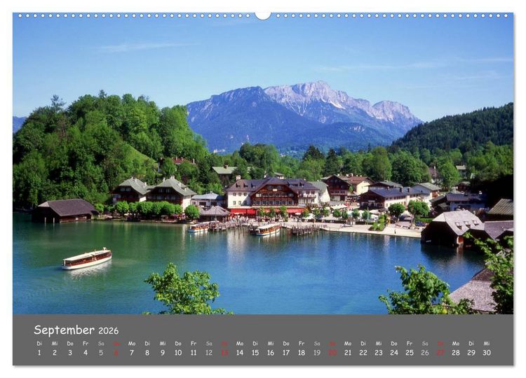 Produktbild: Zauberhaftes Berchtesgadener Land (hochwertiger Premium Wandkalender 2026 DIN A2 quer), Kunstdruck in Hochglanz