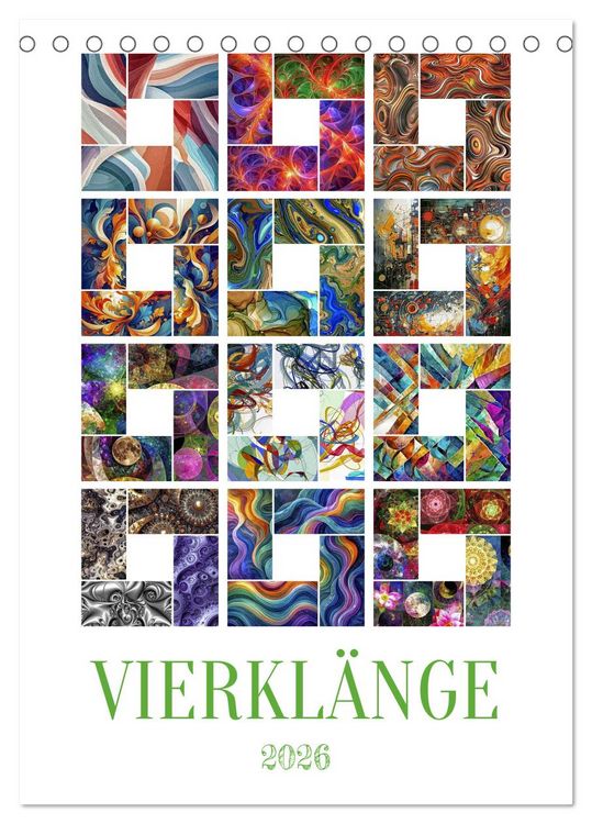 Produktbild: Vierkl&auml;nge (Tischkalender 2026 DIN A5 hoch), CALVENDO Monatskalender
