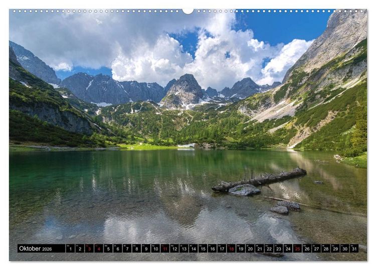 Produktbild: Bergwelten (hochwertiger Premium Wandkalender 2026 DIN A2 quer), Kunstdruck in Hochglanz