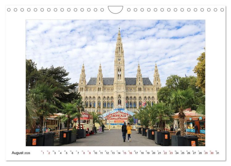 Produktbild: Bezauberndes Wien (Wandkalender 2026 DIN A4 quer), CALVENDO Monatskalender