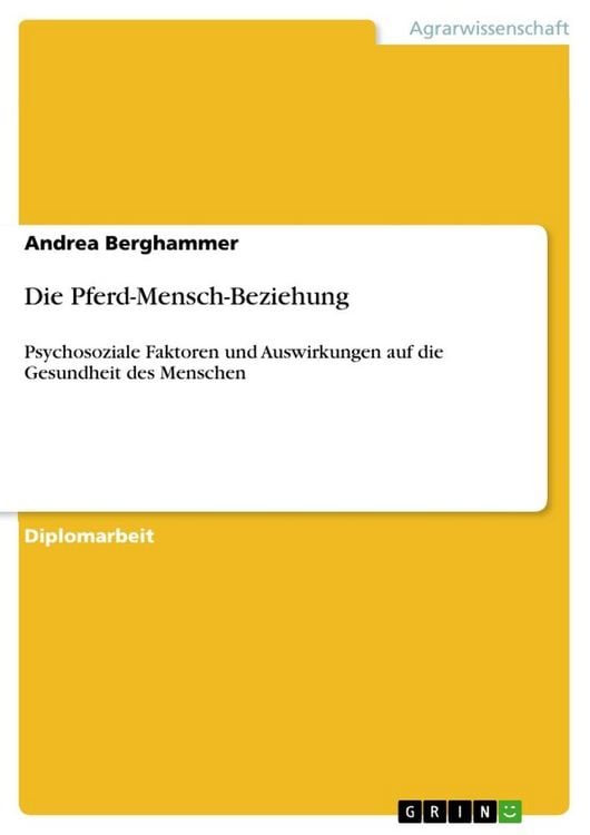 Produktbild: Die Pferd-Mensch-Beziehung