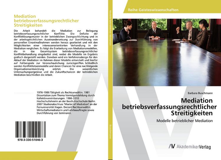 Produktbild: Mediation betriebsverfassungsrechtlicher Streitigkeiten