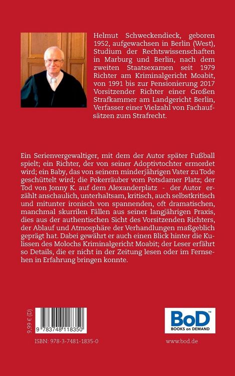 Produktbild: Der tote Richter und andere (Mord)-Geschichten