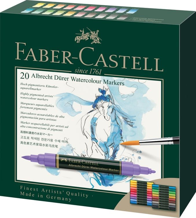 Produktbild: Faber-Castell Aquarellmarker Albrecht D&uuml;rer, 20er Set
