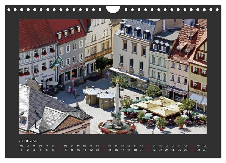 Produktbild: Kulmbach (Wandkalender 2026 DIN A4 quer), CALVENDO Monatskalender