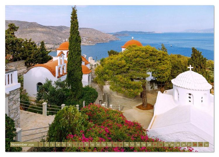 Produktbild: Kalymnos. Griechische Inselsch&ouml;nheit im Herzen des Dodekanes (Wandkalender 2026 DIN A2 quer), CALVENDO Monatskalender