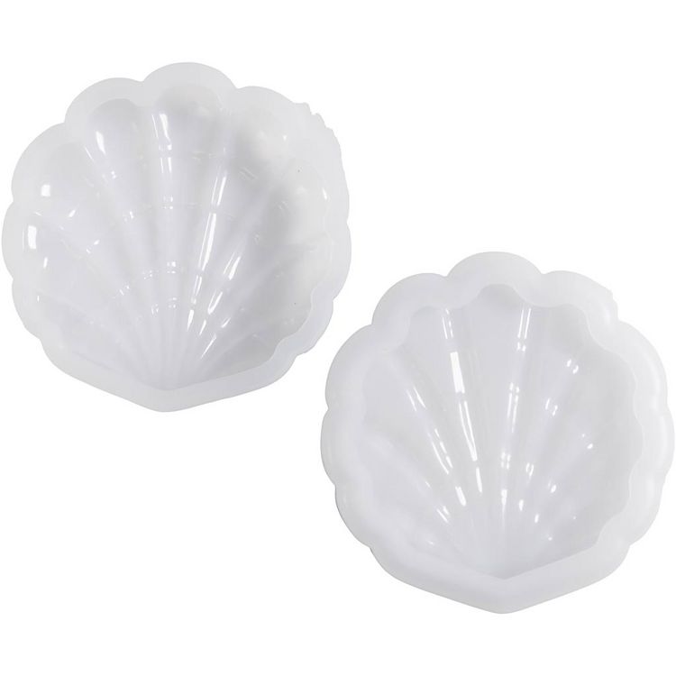 Produktbild: Creativ Company Silikonform, Muschel, H 3 cm, L 13,2 cm, B 13,3 cm, 1 Stk