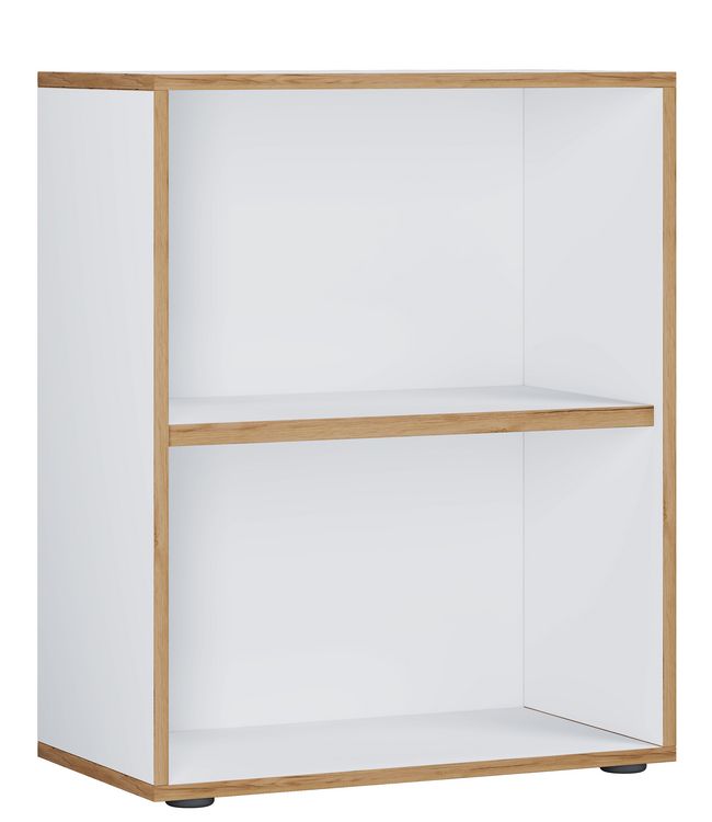 Produktbild: Holz B&uuml;ro Regal B&uuml;cher Ordner Aktenregal Salia 2f