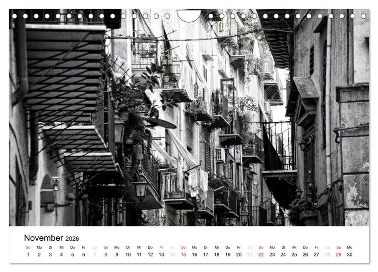 Produktbild: Silberstein portr&auml;tiert Palermo (Wandkalender 2026 DIN A4 quer), CALVENDO Monatskalender