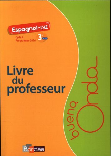 Produktbild: Buena onda, espagnol LV2, 3e A1+-A2, cycle 4: livre du professeur