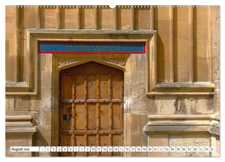Produktbild: Oxford - die Harry Potter Stadt (hochwertiger Premium Wandkalender 2026 DIN A2 quer), Kunstdruck in Hochglanz