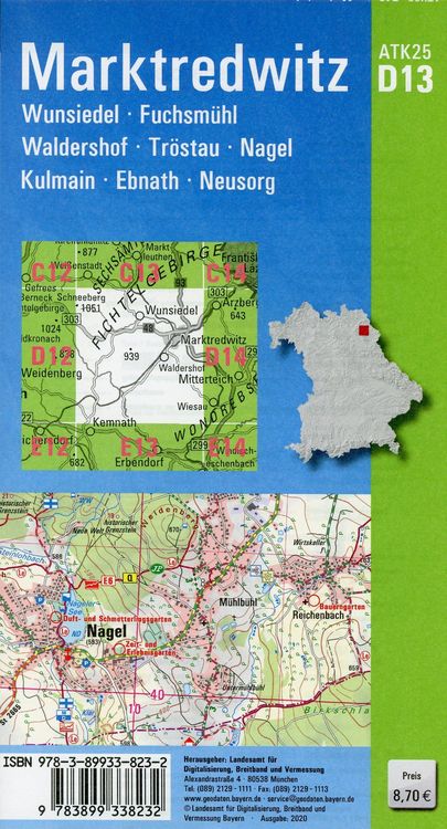 Produktbild: Marktredwitz 1 : 25 000