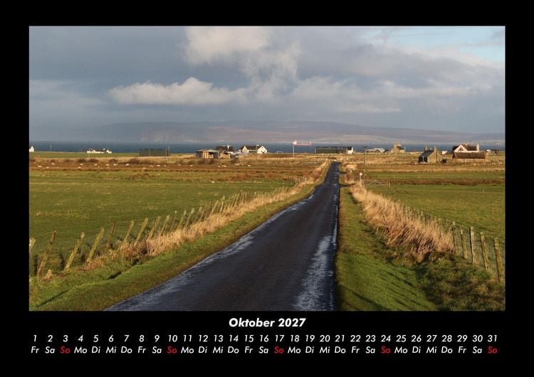 Produktbild: Landschaftskalender 2027 Fotokalender DIN A3