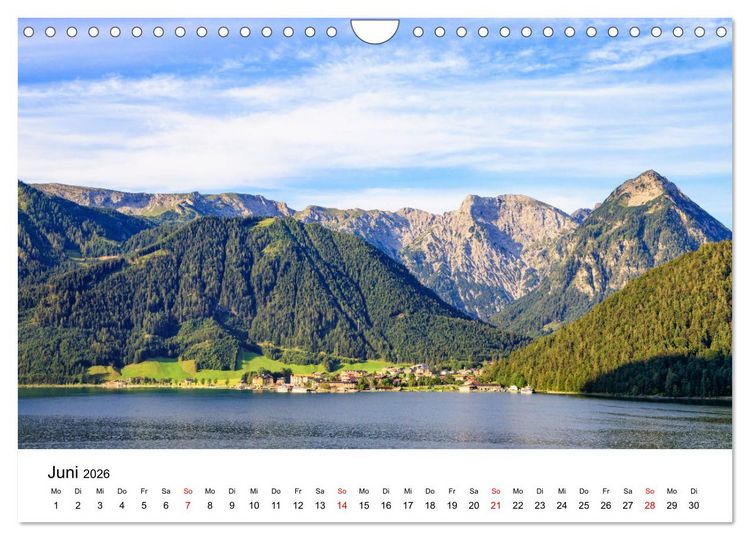 Produktbild: Traumhafter Achensee - eine kalendarische Reise (Wandkalender 2026 DIN A4 quer), CALVENDO Monatskalender