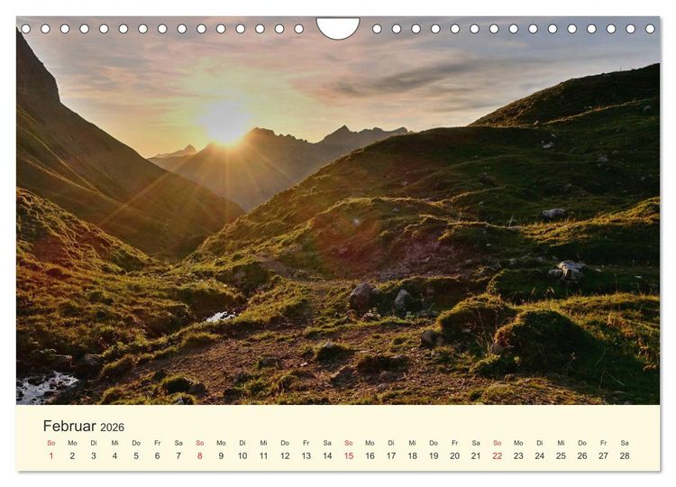 Produktbild: Wandergl&uuml;ck im Allg&auml;u (Wandkalender 2026 DIN A4 quer), CALVENDO Monatskalender