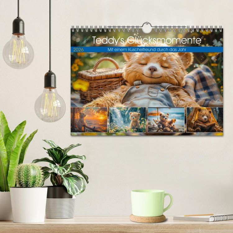 Produktbild: Abenteuer eines Taddyb&auml;ren (Wandkalender 2026 DIN A4 quer), CALVENDO Monatskalender