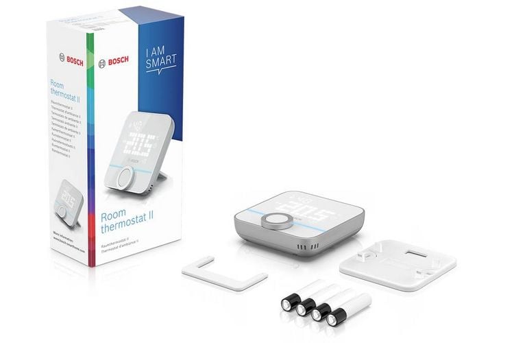 Produktbild: Bosch Smart Home BTH-RM Funk-Temperatursensor, -Luftfeuchtesensor, Raumthermostat