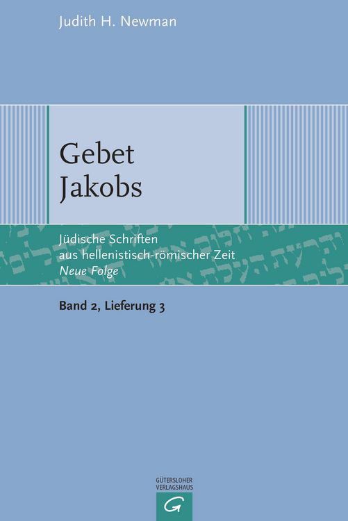 Produktbild: J&uuml;dische Schriften aus hellenistisch-r&ouml;mischer Zeit - Neue Folge... / Gebet Jakobs