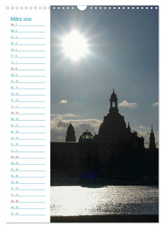 Produktbild: Frauenkirche Dresden (Wandkalender 2026 DIN A3 hoch), CALVENDO Monatskalender