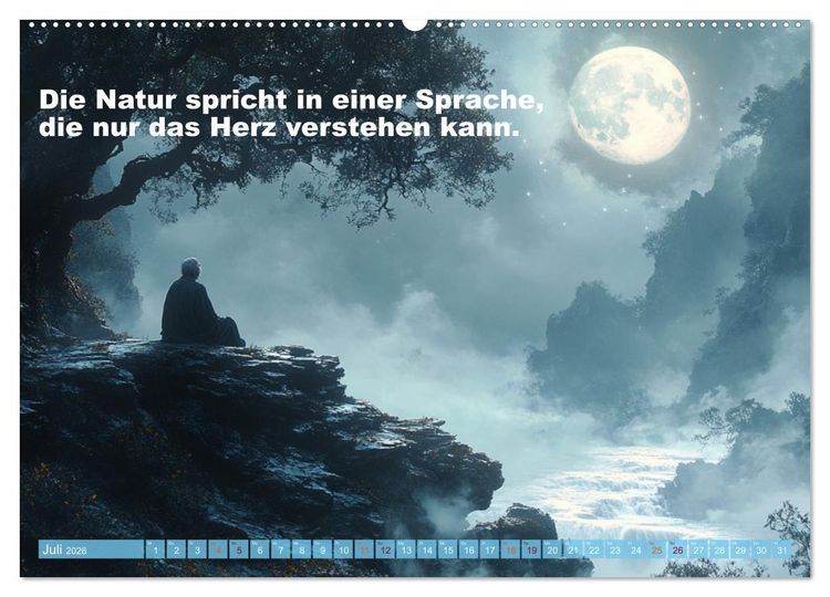 Produktbild: Wortperlen (Wandkalender 2026 DIN A2 quer), CALVENDO Monatskalender