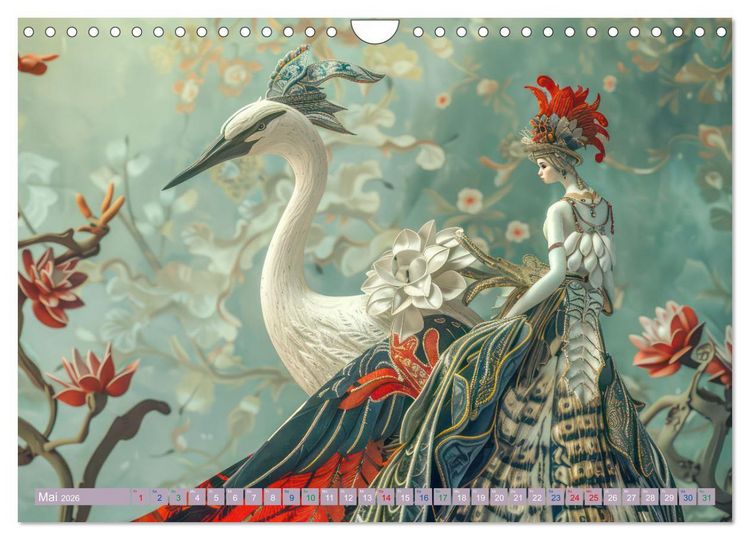Produktbild: Art Deco - Im Stil von Art Deco (Wandkalender 2026 DIN A4 quer), CALVENDO Monatskalender