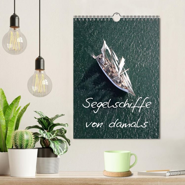 Produktbild: Segelschiffe von damals (Wandkalender 2026 DIN A4 hoch), CALVENDO Monatskalender