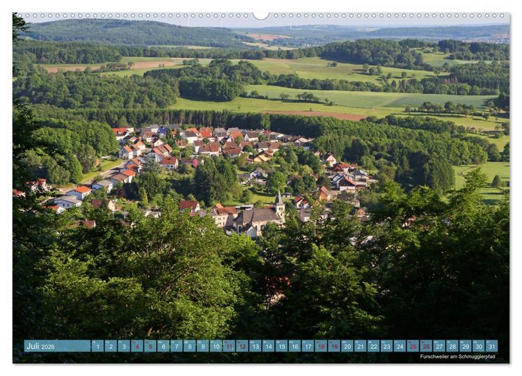 Produktbild: SAARLAND - AUSSICHTSREICH (hochwertiger Premium Wandkalender 2026 DIN A2 quer), Kunstdruck in Hochglanz
